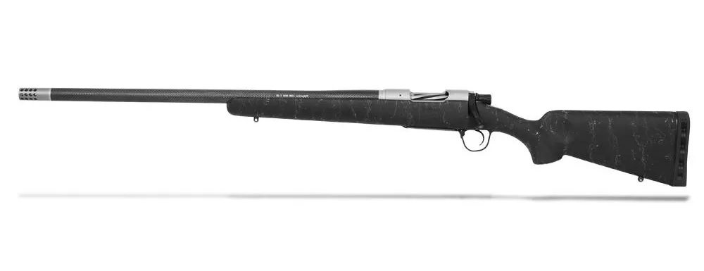 Rifles Long Guns Christensen Arms Ready Series RIDGELINE LH 6.5 PRC 24in CF SS act./CF Brl Blk w/gry web Stk